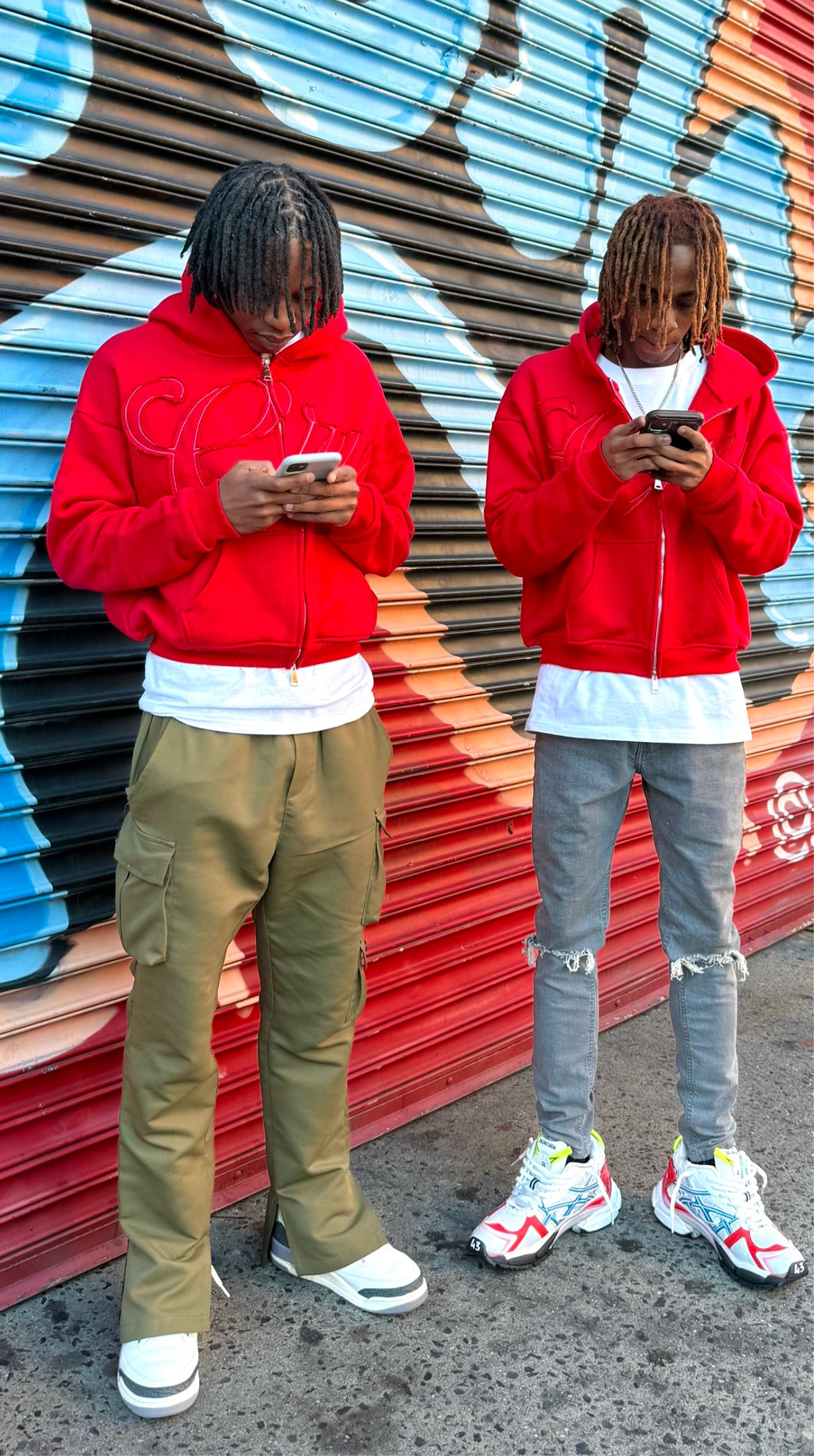 RED C.R.Y HOODIES