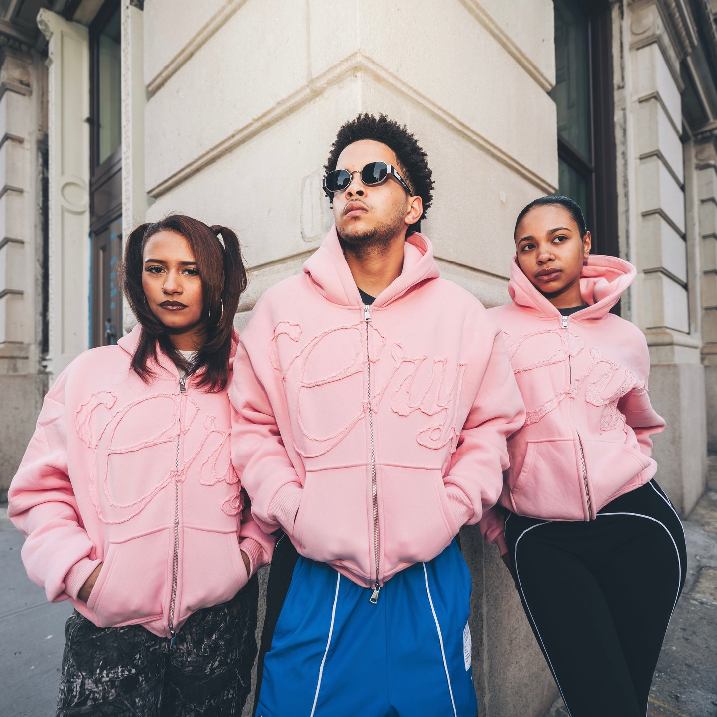 PINK CRY HOODIE