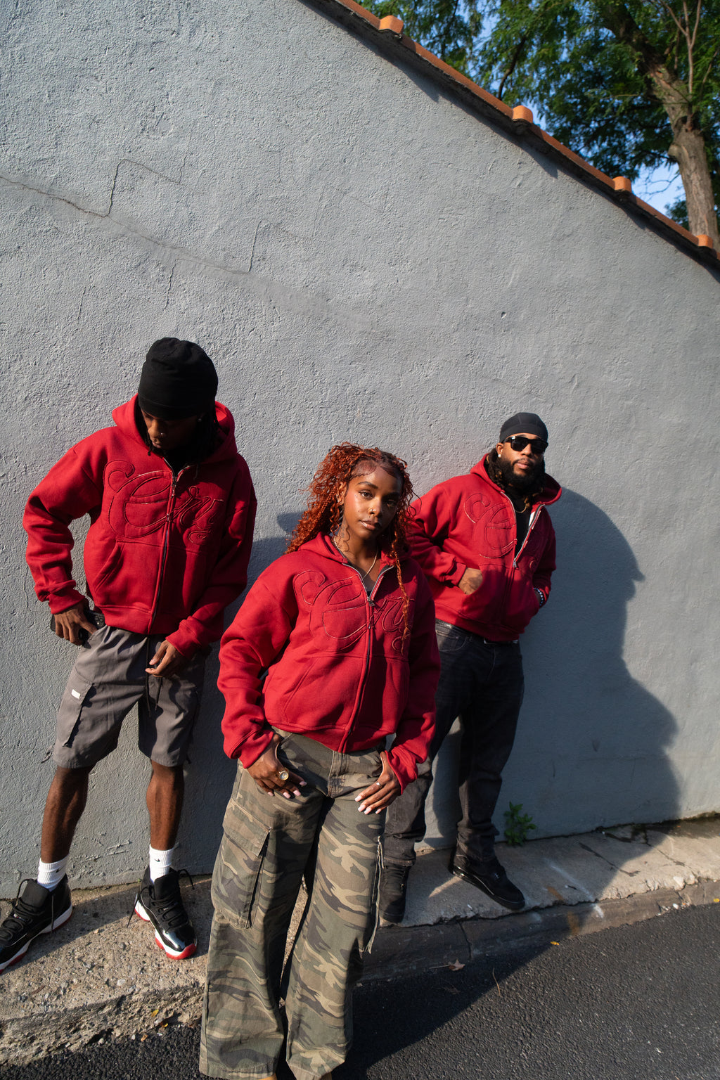CRY Burgundy hoodie