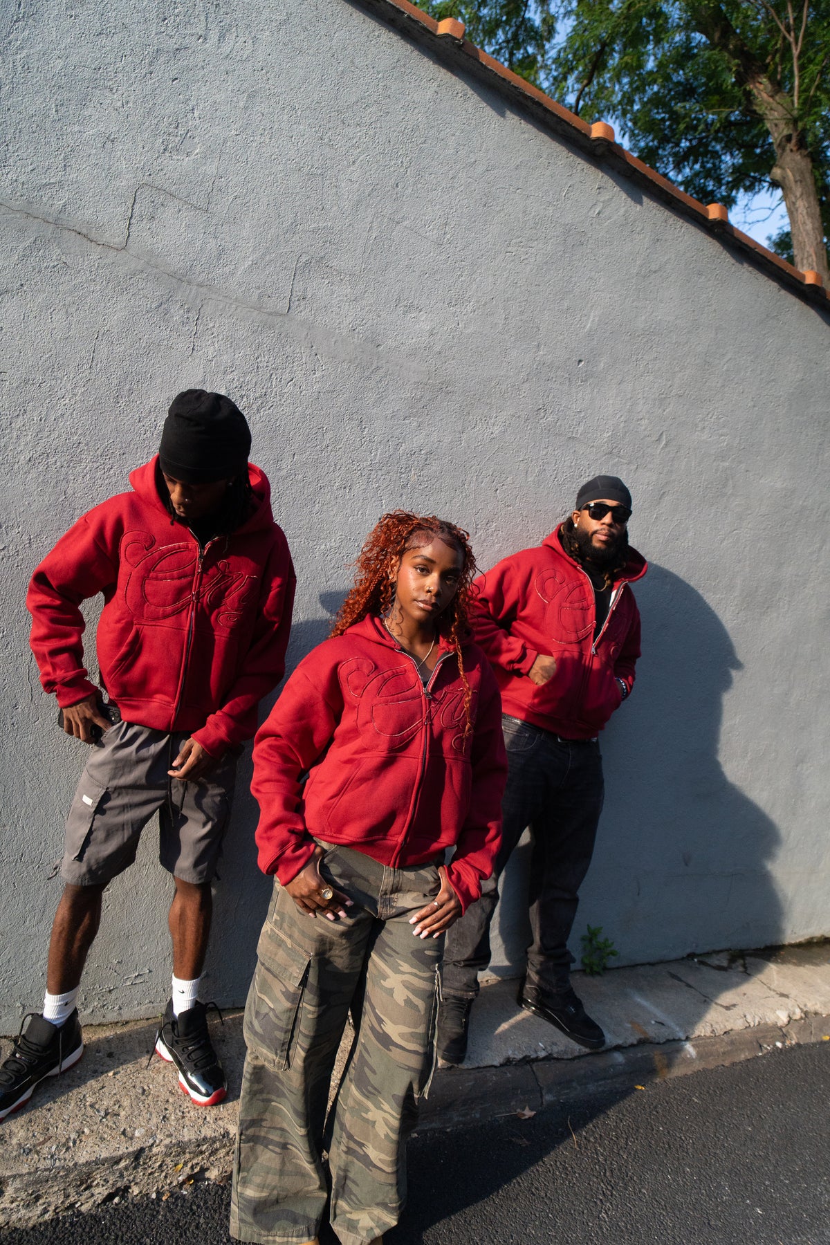 CRY Burgundy hoodie