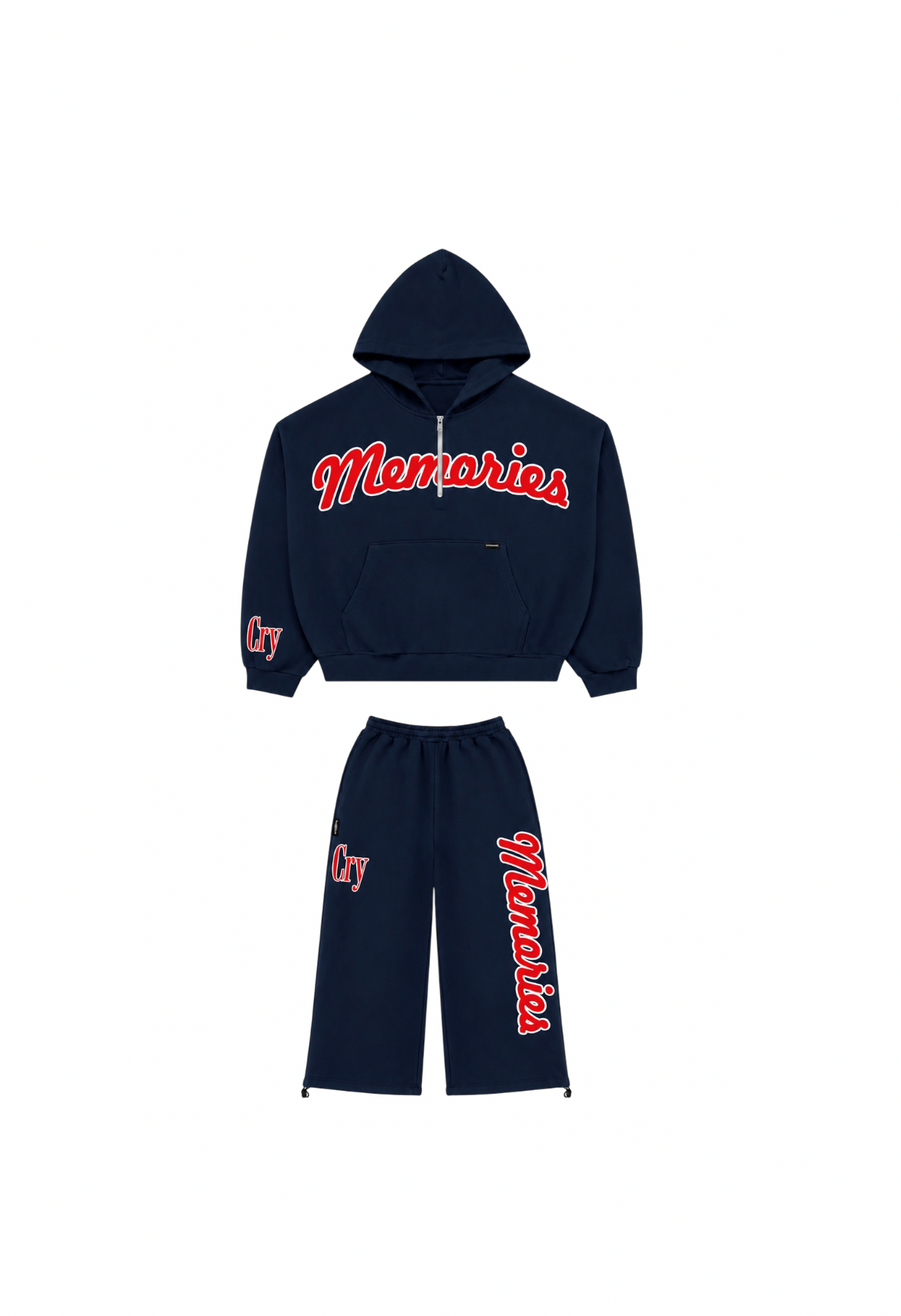 Memories navy blue sweatsuit