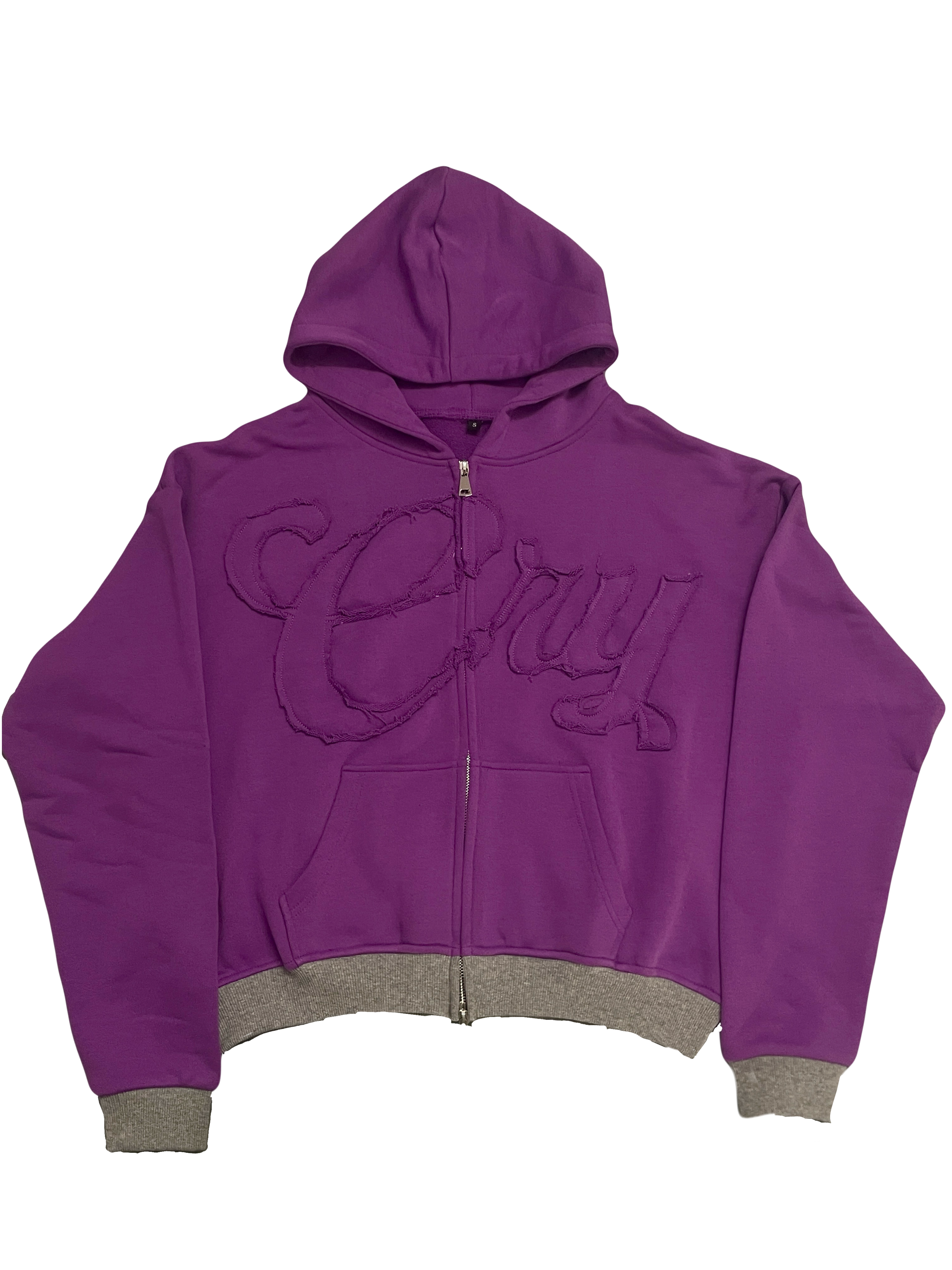 PURPLE C.R.Y HOODIES