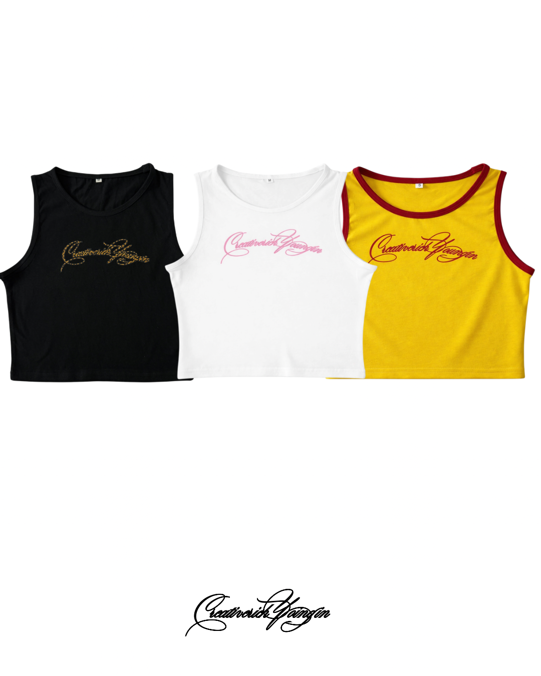 YELLOW WOMEN TANK TOP