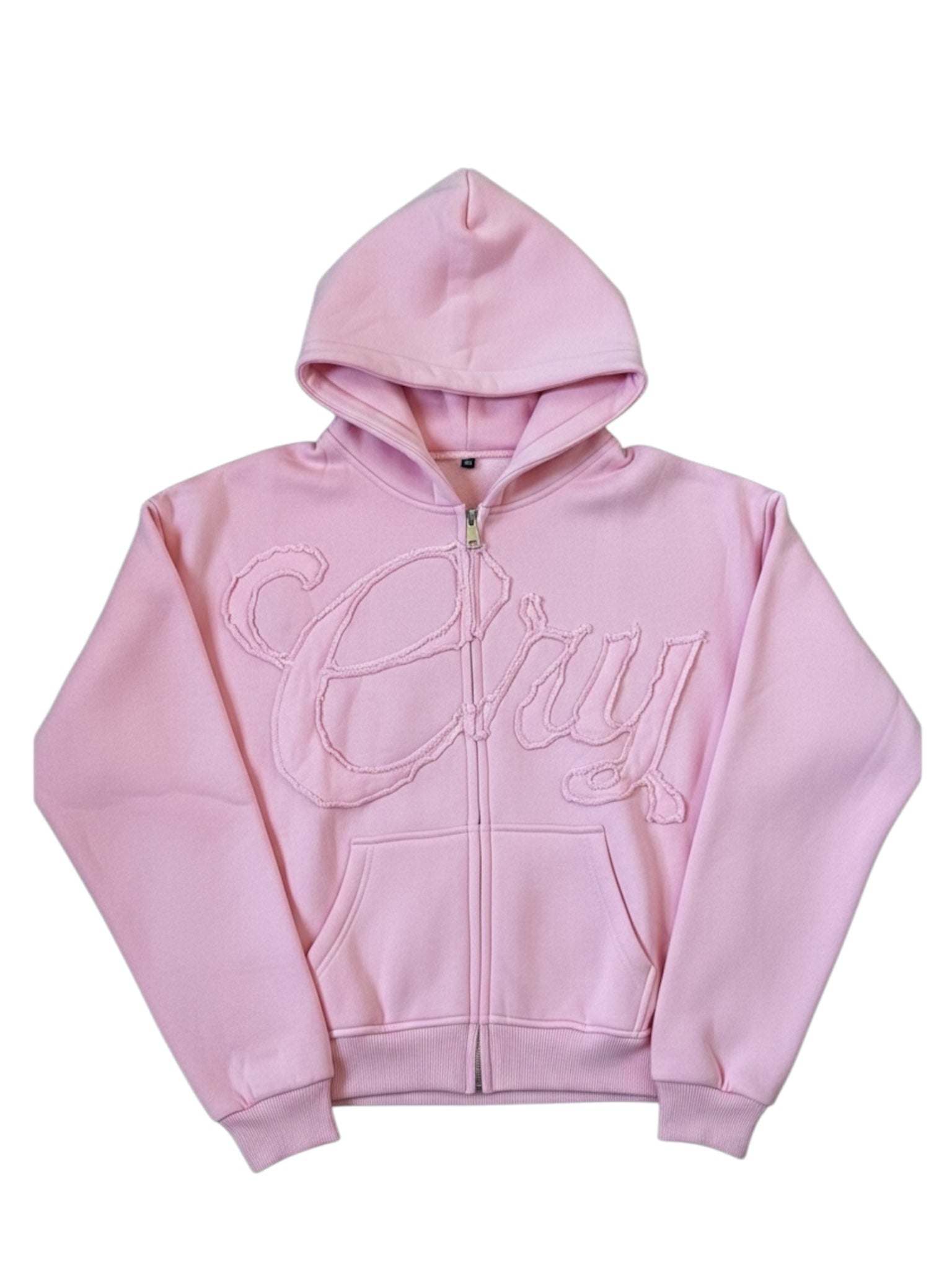 PINK CRY HOODIE