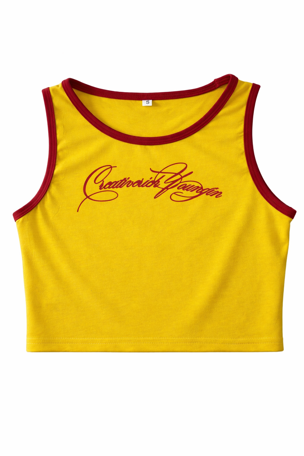 YELLOW WOMEN TANK TOP