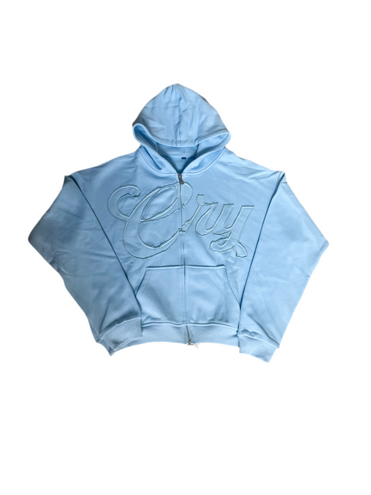 SKY BLUE C.R.Y HOODIE