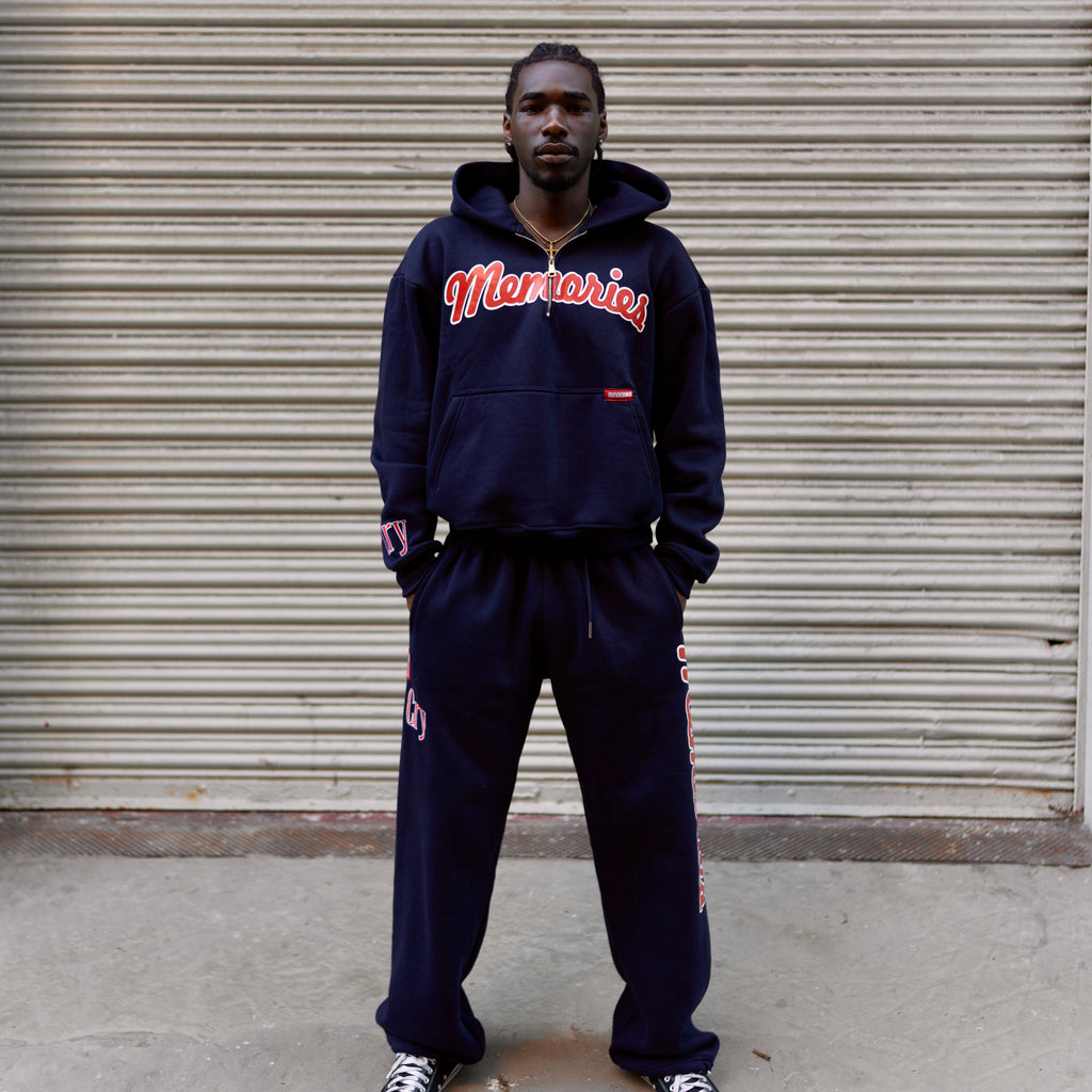 Memories navy blue sweatsuit